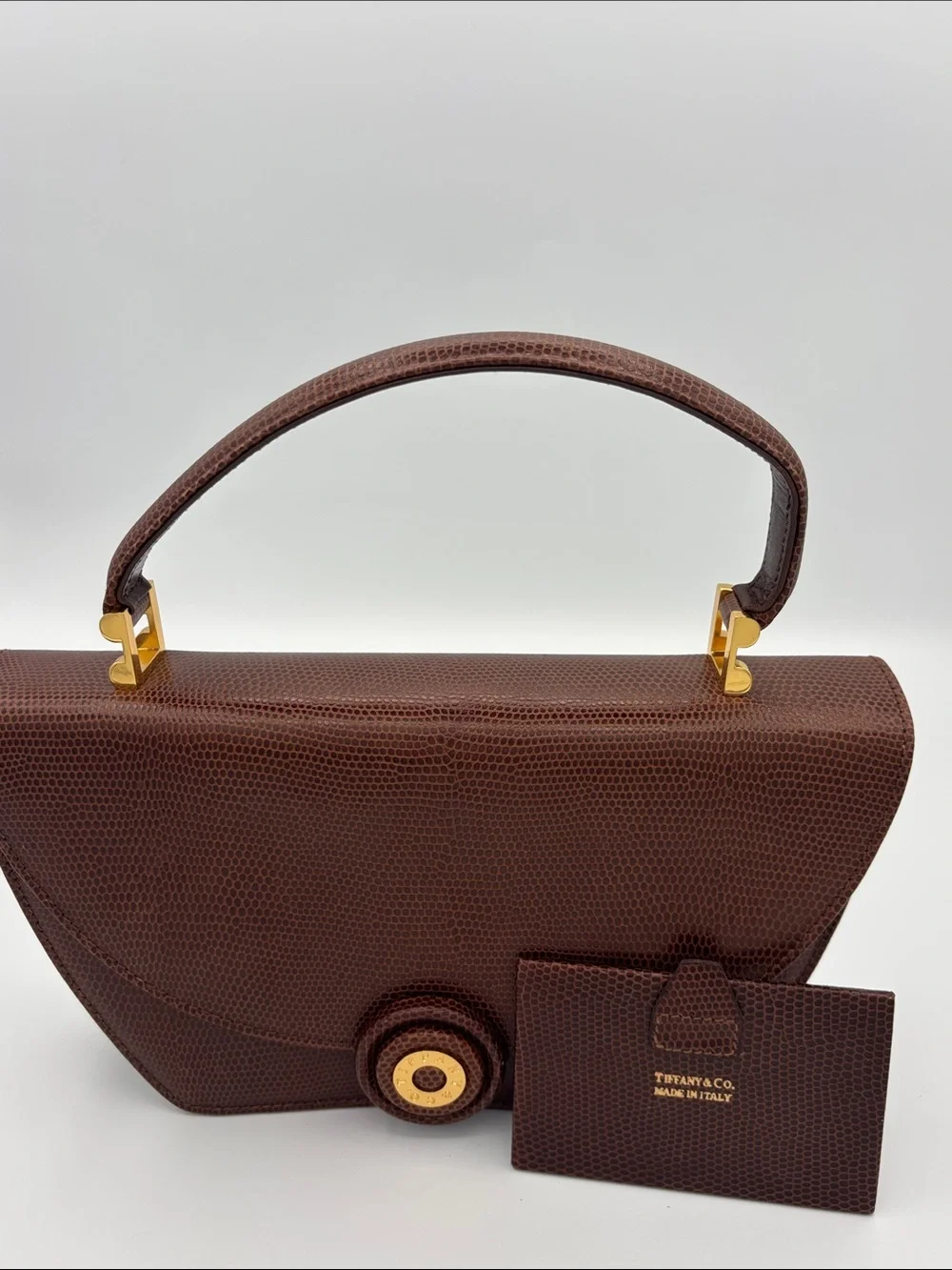 Tiffany & Co. Top-Handle Bag - Brown - Pocket Mirror and Keychain Included